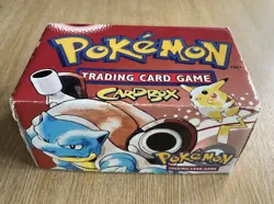 Vintage Pokemon WOC08321 Trading Card Game Empty Card box 1999 WOTC - Image 1