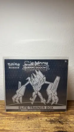 Pokemon Sun and Moon Burning Shadows Elite Trainer Box | Sealed 820650802416 - Image 1