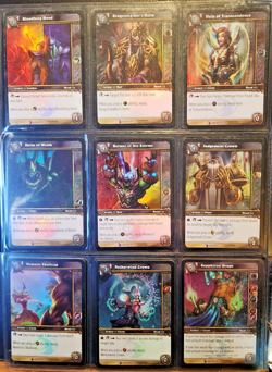 World of Warcraft TCG: Onyxia's Lair Treasure Card Complete Set Lot - Image 2