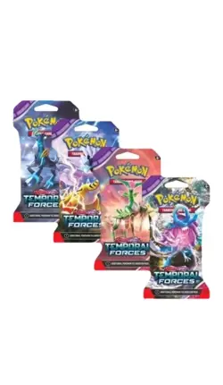 Pokemon S&V Temporal Forces Blister Pack x1 Assorted Factory Sealed ENG - Image 1