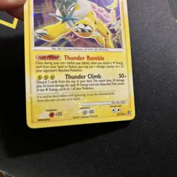 Raikou 16/132 LP -Holo Rare Pokemon Card- Secret Wonders *HOLO BLEED* TWO SWIRLS - Image 4