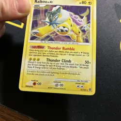 Raikou 16/132 LP -Holo Rare Pokemon Card- Secret Wonders *HOLO BLEED* TWO SWIRLS - Image 5