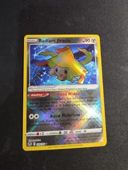 Pokemon TCG Radiant Jirachi 120/195 Swsh12: Silver Tempest NM - Image 1