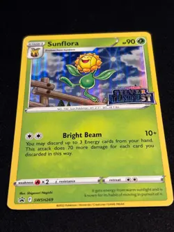 Sunflora - SWSH269 Silver Tempest Prerelease Promo Pokemon - NM - Image 4