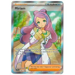 Miriam 238/198 Scarlet & Violet Base Set Ultra Rare Pokemon TCG Trainer Card - Image 1