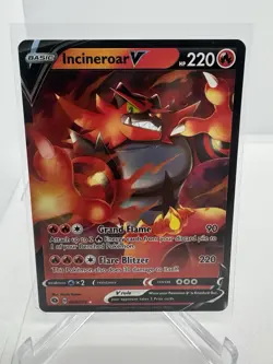 Incineroar V 008/073 Pokemon TCG Holo Ultra Rare Champion's Path Near Mint - Image 1