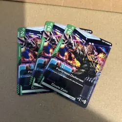 FORTRESS DEFENSE GD01-106 R GUNDAM CARD GAME x3 - Image 1