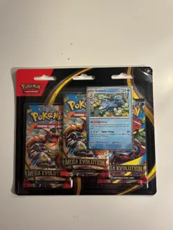 Pokemon TCG Mega Evolution Triple Pack Blister (Pysduck/Golduck) - New & Sealed - Image 2