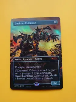 Darksteel Colossus. Promo. P0001 PRM Golem MYthic foil Magic the Gathering Card. - Image 1