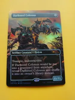 Darksteel Colossus. Promo. P0001 PRM Golem MYthic foil Magic the Gathering Card. - Image 5