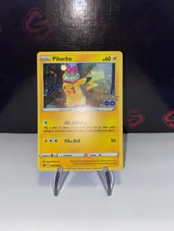 Pokemon Pikachu SWSH234 GO Black Star Promo Holo Rare Gift 2022 Karte EN NM - Image 1
