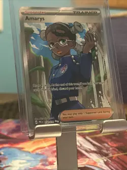 Amarys Ultra Rare Pokemon SV: Prismatic Evolutions 132/131 NM - Image 1