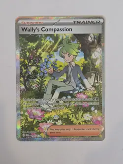 Pokemon TCG Mega Evolution Wally's Compassion Special Illustration Rare 186/132 - Image 1