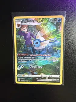 Pokemon TCG Vaporeon TG02/TG30 SWSH Trainer Gallery Brilliant Stars - Image 2