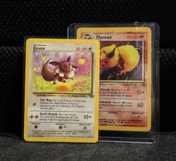Pokemon TCG: Flareon Holo Rare Unlimited 3/64 Jungle LP - Year 1999 - Image 3