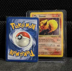 Pokemon TCG: Flareon Holo Rare Unlimited 3/64 Jungle LP - Year 1999 - Image 4
