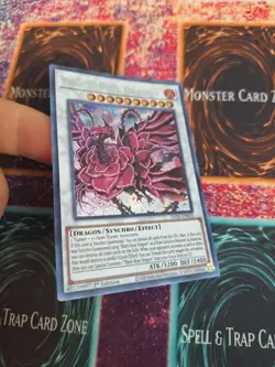 Yu-Gi-Oh! Ruddy Rose Dragon LIOV-EN035 Secret Rare 1st Edition Near Mint - Image 2