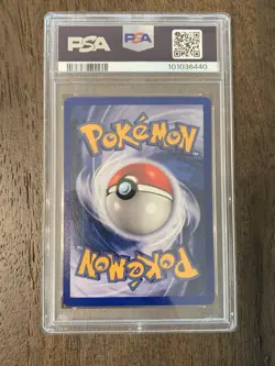 1999 Pokemon Clefairy Holo Shadowless Base Set Card #5 PSA 8 - Image 2
