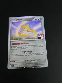 Jirachi 126 Cosmos Holo Play Prize Pack Series Promo Pokemon Card Trading TCG - Image 1