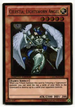 Celestia, Lightsworn Angel Gold Rare | GLD4-EN025 | Yu-Gi-Oh Card - Image 1