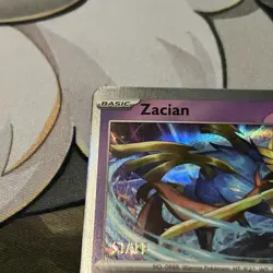 Pokemon Zacian 015 Phantasmal Flames Prerelease Stamped Staff Promo Card Holo - Image 2