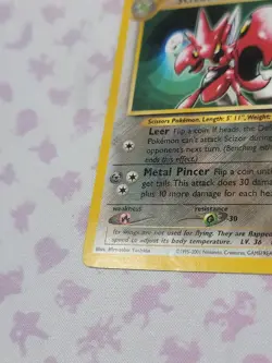 Scizor #33 Black Star Promo Rare Vintage Pokemon Card - NM - Image 4