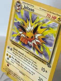 Jolteon 20/64 Pokemon Card TCG Jungle Unlimited Non Holo Rare MP - Image 5