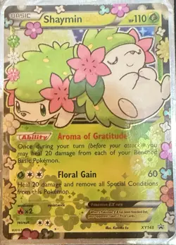 Pokemon TCG Shaymin EX Black Star Promo Card XY148 - Image 1