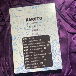 Sakura + Sasuke + NARUTO Silver Anime GODDESS WAIFU Girl ACG Holo Card 71 - Image 4