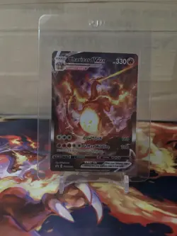 Pokemon TCG Charizard VMAX SWSH261 Black Star Promos Holo Card NM Condition - Image 1