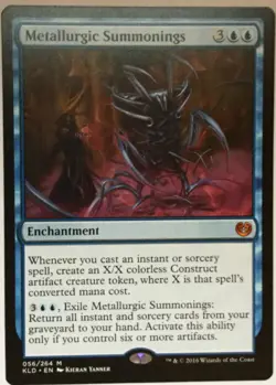 Metallurgic Summonings Non Foil - 055/264, MTG Commander 2021 - Image 1