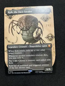 x1 Koh, the Face Stealer - Borderless M MTG Avatar: The Last Airbender M/NM, Eng - Image 1
