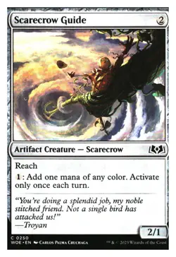 Scarecrow Guide Wilds of Eldraine MTG - NM+ Mythic Relics - Image 1