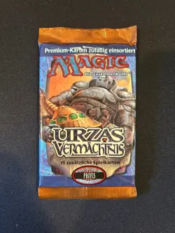 1X Urza's Legacy Booster Pack GERMAN - Fresh From Box Magic the Gathering MTG - Image 2