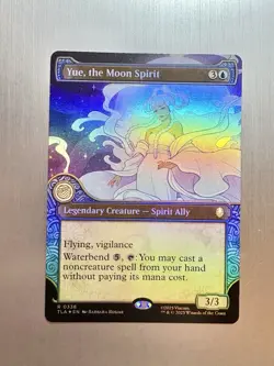 Yue, The Moon Spirit 338 - MTG Avatar: The Last Airbender - Elemental Frame FOIL - Image 1