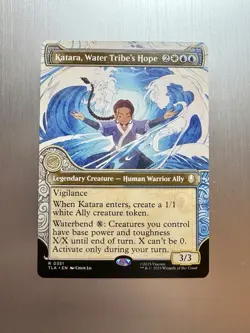 Katara, Water Tribe’s Hope 351 -MTG Avatar: The Last Airbender - Elemental Frame - Image 1