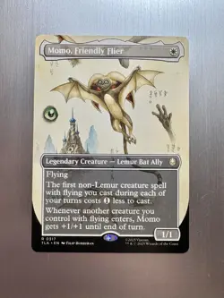 Momo, Friendly Flier - 317 -MTG Avatar: The Last Airbender - Borderless -Regular - Image 1
