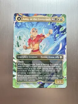 Aang, At The Crossroads - 304 - MTG Avatar: The Last Airbender - Borderless - Image 1