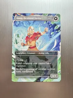 Aang, At The Crossroads - 304 - MTG Avatar: The Last Airbender - Borderless - Image 2