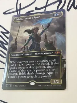 Eshki, Temur's Roar (Borderless) Commander: Tarkir: Dragonstorm, Pack Fresh! - Image 3