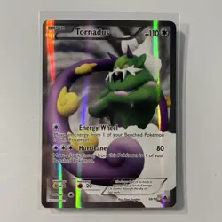Pokemon TCG Tornadus Emerging Powers Holo Full Art Ultra Rare Card 98/98 MP+ - Image 1
