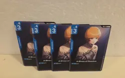 4x A Show of Resolve (GD01-100) (NM) - Gundam Card Game - Newtype Rising (ENG) - Image 1