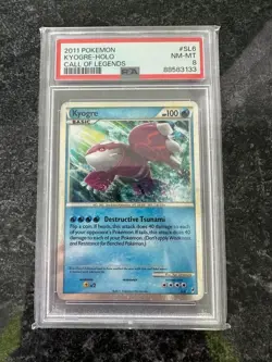 2011 POKEMON CALL OF LEGENDS #SL6 KYOGRE-HOLO PSA 8 - Image 3