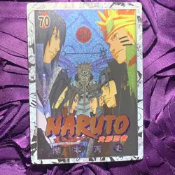 SASUKE Uchiha VS NARUTO Silver Anime GODDESS WAIFU Girl ACG Holo Card 70 - Image 1