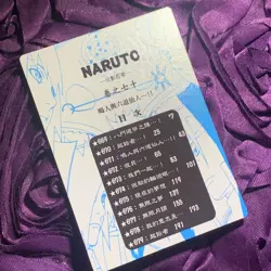 SASUKE Uchiha VS NARUTO Silver Anime GODDESS WAIFU Girl ACG Holo Card 70 - Image 4