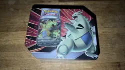 Pokemon TCG - Tyranitar V Strikers Tin - Factory Sealed - Image 1