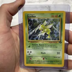 Scyther 26/64 Jungle Regular Non Holo Unlimited Pokemon TCG Vintage WOTC LP+ Vtg - Image 1