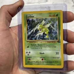 Scyther 26/64 Jungle Regular Non Holo Unlimited Pokemon TCG Vintage WOTC LP+ Vtg - Image 2