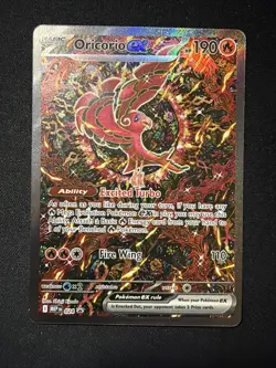 POKEMON PHANTASMAL FLAMES ORICORIO EX BLACK STAR PROMO 024 NEAR MINT - Image 1