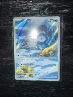 Piplup 098/094 Pokemon Tcg Phantasmal Flames Illustration Rare Prerelease - Image 1